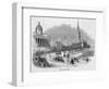 Trafalgar Square 1842-null-Framed Art Print