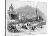 Trafalgar Square 1842-null-Stretched Canvas