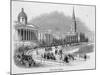 Trafalgar Square 1842-null-Mounted Art Print