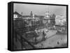 Trafalgar Square 1930s-null-Framed Stretched Canvas