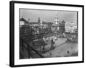 Trafalgar Square 1930s-null-Framed Photographic Print