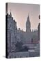 Trafalgar Square and Big Ben at Dawn, London, England, United Kingdom, Europe-Julian Elliott-Stretched Canvas