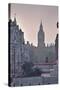 Trafalgar Square and Big Ben at Dawn, London, England, United Kingdom, Europe-Julian Elliott-Stretched Canvas