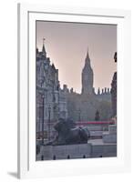 Trafalgar Square and Big Ben at Dawn, London, England, United Kingdom, Europe-Julian Elliott-Framed Photographic Print