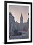 Trafalgar Square and Big Ben at Dawn, London, England, United Kingdom, Europe-Julian Elliott-Framed Photographic Print