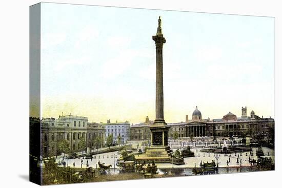 Trafalgar Square and Nelson's Column, London, 20th Century-null-Stretched Canvas