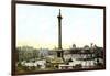 Trafalgar Square and Nelson's Column, London, 20th Century-null-Framed Giclee Print