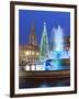 Trafalgar Square at Christmas, London, England, United Kingdom, Europe-Stuart Black-Framed Photographic Print