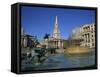 Trafalgar Square, Including St. Martin in the Fields, London, England, UK-Rainford Roy-Framed Stretched Canvas