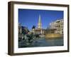 Trafalgar Square, Including St. Martin in the Fields, London, England, UK-Rainford Roy-Framed Photographic Print