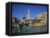 Trafalgar Square, Including St. Martin in the Fields, London, England, UK-Rainford Roy-Framed Stretched Canvas