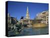 Trafalgar Square, Including St. Martin in the Fields, London, England, UK-Rainford Roy-Stretched Canvas