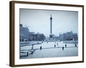 Trafalgar Square, London, England, UK-Alan Copson-Framed Photographic Print