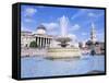 Trafalgar Square, London, England, United Kingdom-Roy Rainford-Framed Stretched Canvas