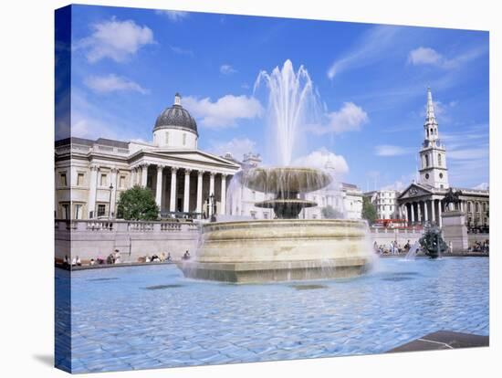 Trafalgar Square, London, England, United Kingdom-Roy Rainford-Stretched Canvas