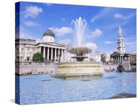 Trafalgar Square, London, England, United Kingdom-Roy Rainford-Stretched Canvas