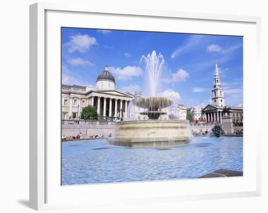 Trafalgar Square, London, England, United Kingdom-Roy Rainford-Framed Photographic Print