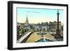 Trafalgar Square, London, England-null-Framed Art Print