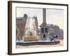 Trafalgar Square, London-Julian Barrow-Framed Giclee Print