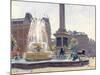 Trafalgar Square, London-Julian Barrow-Mounted Giclee Print