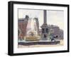 Trafalgar Square, London-Julian Barrow-Framed Giclee Print