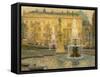 Trafalgar Square, London-Henri Eugene Augustin Le Sidaner-Framed Stretched Canvas