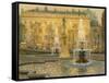 Trafalgar Square, London-Henri Eugene Augustin Le Sidaner-Framed Stretched Canvas