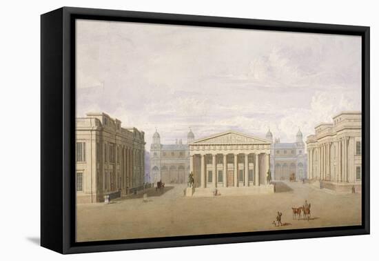 Trafalgar Square, Westminster, London, 1828-John Nash-Framed Stretched Canvas