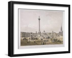 Trafalgar Square, Westminster, London, 1852-Day & Son-Framed Giclee Print