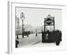 Trafalgar Square with Underground Entrance and Admiralty Arch Behind, London, 1913-null-Framed Photographic Print