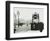 Trafalgar Square with Underground Entrance and Admiralty Arch Behind, London, 1913-null-Framed Photographic Print