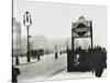 Trafalgar Square with Underground Entrance and Admiralty Arch Behind, London, 1913-null-Stretched Canvas