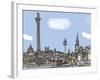 Trafalgar Square-James Hobbs-Framed Giclee Print