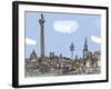 Trafalgar Square-James Hobbs-Framed Giclee Print