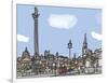 Trafalgar Square-James Hobbs-Framed Giclee Print