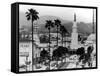 Traffic Along a Boulevard in the La Suburb of Westwood-Loomis Dean-Framed Stretched Canvas