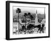 Traffic Along a Boulevard in the La Suburb of Westwood-Loomis Dean-Framed Photographic Print