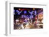 Traffic and Chinese New Year Lights, Ho Chi Minh City, Vietnam, Southeast Asia-Alex Robinson-Framed Photographic Print