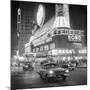 Traffic and Stores in times Square-null-Mounted Photographic Print