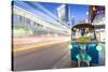 Traffic and Tuk Tuk on Ratchadamri Road, Bangkok, Thailand, Southeast Asia, Asia-Frank Fell-Stretched Canvas