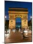 Traffic around Arc De Triomphe, Avenue Des Champs Elysees, Paris, France, Europe-Richard Nebesky-Mounted Photographic Print