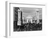 Traffic at Dewey Arch-null-Framed Photographic Print