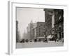 Traffic at Fifth Avenue and Forty-Second Street, New York, N.Y.-null-Framed Photo