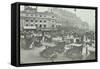 Traffic at Oxford Circus, London, 1910-null-Framed Stretched Canvas