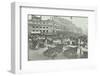 Traffic at Oxford Circus, London, 1910-null-Framed Premium Photographic Print