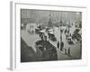 Traffic at Piccadilly Circus, London, 1912-null-Framed Photographic Print