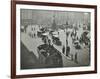 Traffic at Piccadilly Circus, London, 1912-null-Framed Photographic Print