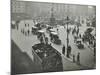 Traffic at Piccadilly Circus, London, 1912-null-Mounted Photographic Print