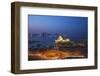 Traffic at Roundabout in Front of the Museum of Islamic Art at Night, Doha, Qatar, Middle East-Jane Sweeney-Framed Photographic Print