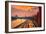 Traffic at Sunset near Kremlin Wall in Moscow, Russia.-logoboom-Framed Photographic Print